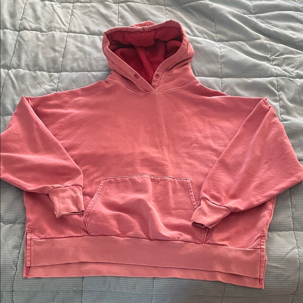 American Eagle Outfitters Pink Fleece Hoodie